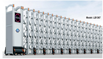 Cửa cổng xếp tự động LB005